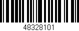 Código de barras (EAN, GTIN, SKU, ISBN): '48328101'