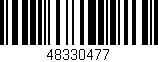 Código de barras (EAN, GTIN, SKU, ISBN): '48330477'