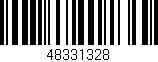 Código de barras (EAN, GTIN, SKU, ISBN): '48331328'