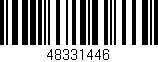 Código de barras (EAN, GTIN, SKU, ISBN): '48331446'