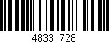 Código de barras (EAN, GTIN, SKU, ISBN): '48331728'
