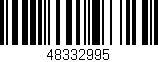 Código de barras (EAN, GTIN, SKU, ISBN): '48332995'