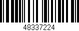 Código de barras (EAN, GTIN, SKU, ISBN): '48337224'