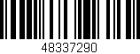 Código de barras (EAN, GTIN, SKU, ISBN): '48337290'
