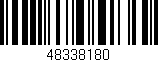 Código de barras (EAN, GTIN, SKU, ISBN): '48338180'