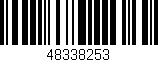 Código de barras (EAN, GTIN, SKU, ISBN): '48338253'
