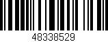 Código de barras (EAN, GTIN, SKU, ISBN): '48338529'