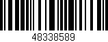 Código de barras (EAN, GTIN, SKU, ISBN): '48338589'