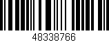 Código de barras (EAN, GTIN, SKU, ISBN): '48338766'