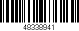 Código de barras (EAN, GTIN, SKU, ISBN): '48338941'