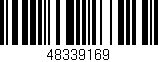Código de barras (EAN, GTIN, SKU, ISBN): '48339169'