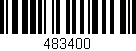 Código de barras (EAN, GTIN, SKU, ISBN): '483400'