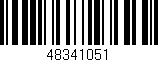 Código de barras (EAN, GTIN, SKU, ISBN): '48341051'
