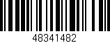 Código de barras (EAN, GTIN, SKU, ISBN): '48341482'