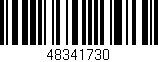 Código de barras (EAN, GTIN, SKU, ISBN): '48341730'