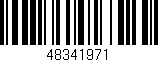 Código de barras (EAN, GTIN, SKU, ISBN): '48341971'