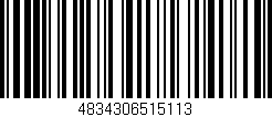 Código de barras (EAN, GTIN, SKU, ISBN): '4834306515113'