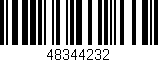 Código de barras (EAN, GTIN, SKU, ISBN): '48344232'