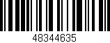 Código de barras (EAN, GTIN, SKU, ISBN): '48344635'