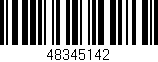 Código de barras (EAN, GTIN, SKU, ISBN): '48345142'