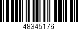 Código de barras (EAN, GTIN, SKU, ISBN): '48345176'