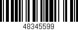 Código de barras (EAN, GTIN, SKU, ISBN): '48345599'