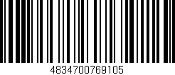Código de barras (EAN, GTIN, SKU, ISBN): '4834700769105'