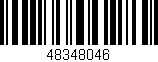 Código de barras (EAN, GTIN, SKU, ISBN): '48348046'