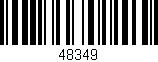Código de barras (EAN, GTIN, SKU, ISBN): '48349'