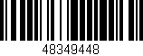 Código de barras (EAN, GTIN, SKU, ISBN): '48349448'