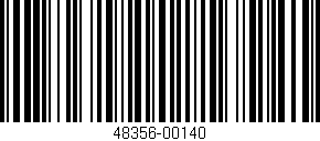 Código de barras (EAN, GTIN, SKU, ISBN): '48356-00140'