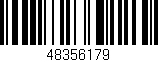 Código de barras (EAN, GTIN, SKU, ISBN): '48356179'