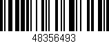 Código de barras (EAN, GTIN, SKU, ISBN): '48356493'