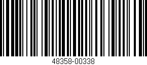 Código de barras (EAN, GTIN, SKU, ISBN): '48358-00338'