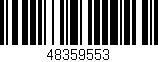 Código de barras (EAN, GTIN, SKU, ISBN): '48359553'