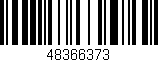 Código de barras (EAN, GTIN, SKU, ISBN): '48366373'
