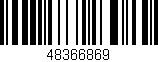 Código de barras (EAN, GTIN, SKU, ISBN): '48366869'