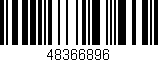 Código de barras (EAN, GTIN, SKU, ISBN): '48366896'