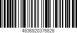 Código de barras (EAN, GTIN, SKU, ISBN): '4836920376828'