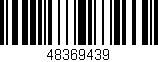 Código de barras (EAN, GTIN, SKU, ISBN): '48369439'