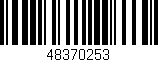 Código de barras (EAN, GTIN, SKU, ISBN): '48370253'