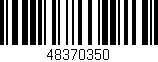 Código de barras (EAN, GTIN, SKU, ISBN): '48370350'