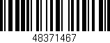 Código de barras (EAN, GTIN, SKU, ISBN): '48371467'