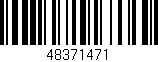 Código de barras (EAN, GTIN, SKU, ISBN): '48371471'