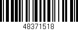 Código de barras (EAN, GTIN, SKU, ISBN): '48371518'