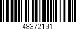 Código de barras (EAN, GTIN, SKU, ISBN): '48372191'