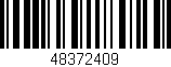 Código de barras (EAN, GTIN, SKU, ISBN): '48372409'