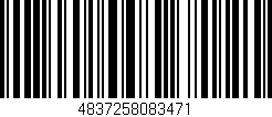 Código de barras (EAN, GTIN, SKU, ISBN): '4837258083471'