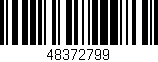 Código de barras (EAN, GTIN, SKU, ISBN): '48372799'