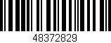 Código de barras (EAN, GTIN, SKU, ISBN): '48372829'